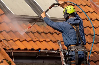 Démoussage et hydrofuge de toiture à Languédias